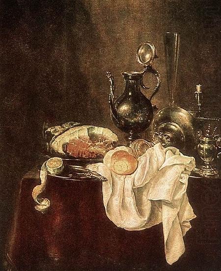 Willem Claesz. Heda Ham and Silverware china oil painting image